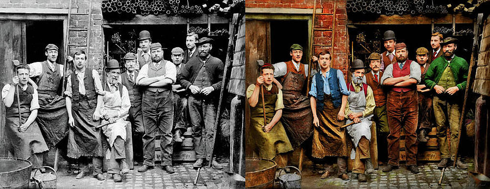 Blacksmith - The Ironmongers of Maidenhead 1900 - Side by Side by Mike Savad Blacksmith - The Ironmongers of Maidenhead 1900 - Side by Side by Mike Savad