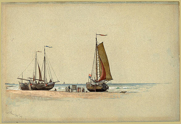 Blankenberge No.3 Print by William Stanley Haseltine