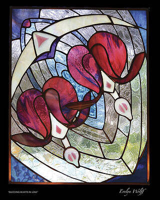 Heart of Glass Drawing by Original Art by Tony Regan - Pixels