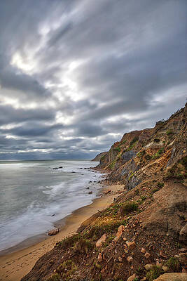 Wall Art - Photograph - Block Island Monhegan Bluffs Beach by Juergen Roth