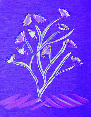 Blooming Tree Blue by Corinne Carroll Blooming Tree Blue by Corinne Carroll