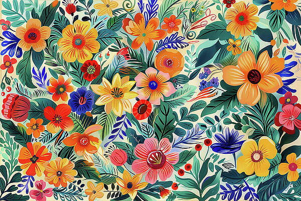 Blossoms of Iberia by Drese Art