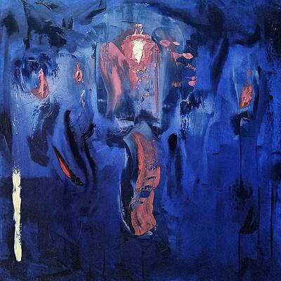 Blue Abstract by Stefano Malavasi