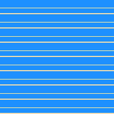 [ Thumbnail: Blue and Tan Colored Stripes/Lines Pattern Tapestry ]