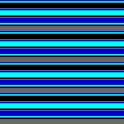 [ Thumbnail: Blue, Aqua, Black, and Dim Gray Colored Lined Pattern Duvet Cover ]