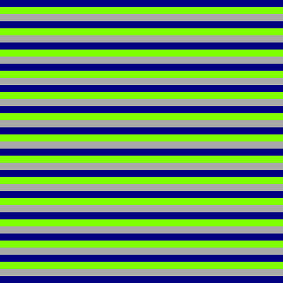 [ Thumbnail: Blue, Chartreuse, and Dark Gray Colored Stripes/Lines Pattern Acrylic Print ]