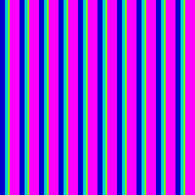 [ Thumbnail: Blue, Dark Turquoise, Green, and Fuchsia Colored Pattern of Stripes Duvet Cover ]