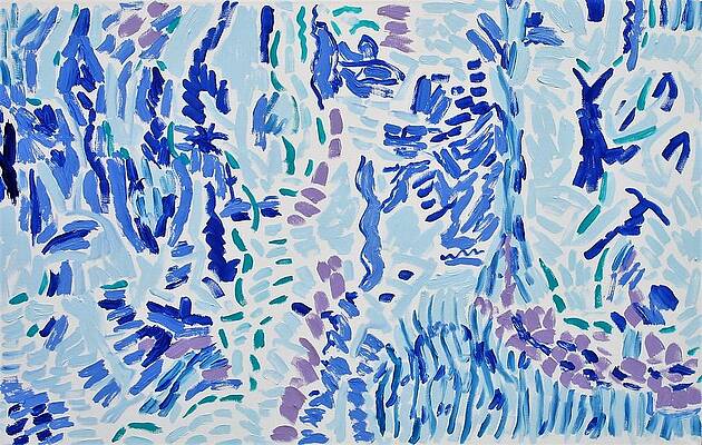 Blue Fireworks by Cathy OKeefe Blue Fireworks by Cathy OKeefe