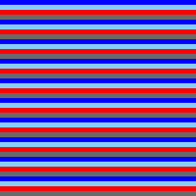 [ Thumbnail: Blue, Light Sky Blue, Red, and Dim Gray Colored Lined Pattern Duvet Cover ]