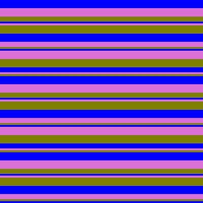 [ Thumbnail: Blue, Orchid, and Green Colored Lines/Stripes Pattern Shower Curtain ]