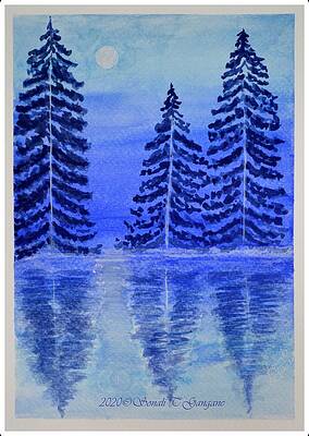 Blue Reflections  by Sonali Gangane