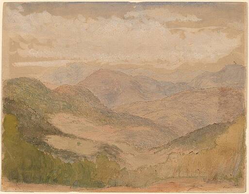 Wall Art - Painting - Blue Ridge Mountains c  by Stanford White American