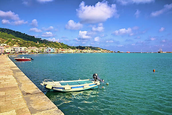 Boat in Zakynthos Harbour by Jeremy Hayden Boat in Zakynthos Harbour by Jeremy Hayden