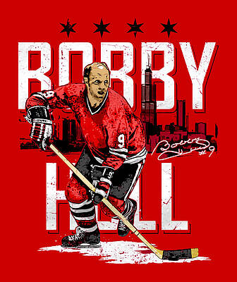 Wall Art - Digital Art - Bobby Hull Skyline by Kelvin Kent