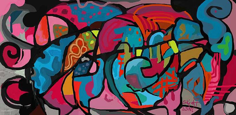 Wall Art - Painting - Bojangles by Sonja Kraft