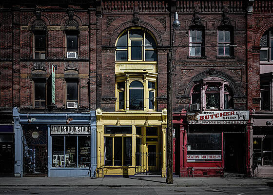 Wall Art - Photograph - Books and Bistros and Butchers No 10 Color Version by Brian Carson