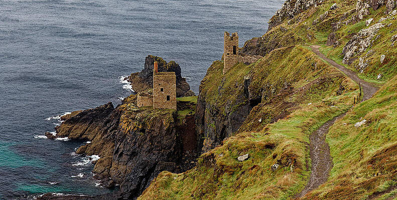  Photograph - Botallack Tin Mine Cornwall England UK by John Gilham