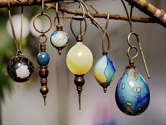 Wall Art - Digital Art - Branch Full Of Trinkets by Eris And AI