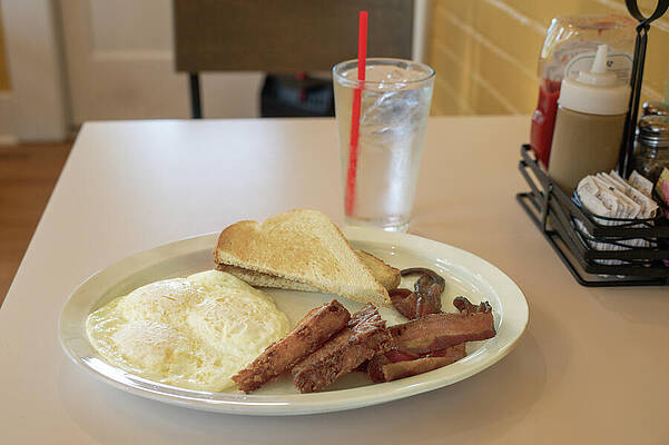 Wall Art - Photograph - Breakfast from local B/L eatery by Mike Worley