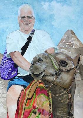 Brian on camel by Jean Blackmer Brian on camel by Jean Blackmer