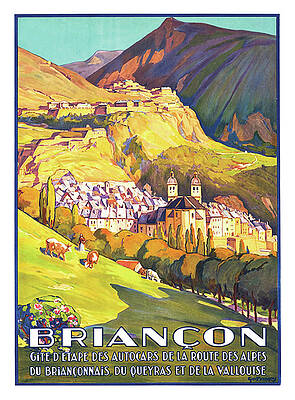 Wall Art - Digital Art - Briancon by Long Shot
