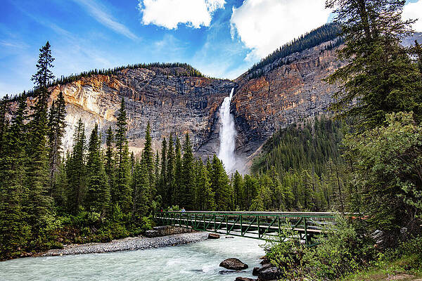Wall Art - Photograph - Bridge to Takakkaw Falls by Lon Dittrick