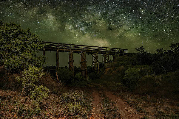 Bridge Under the Galaxy 2 by James Clinich Bridge Under the Galaxy 2 by James Clinich