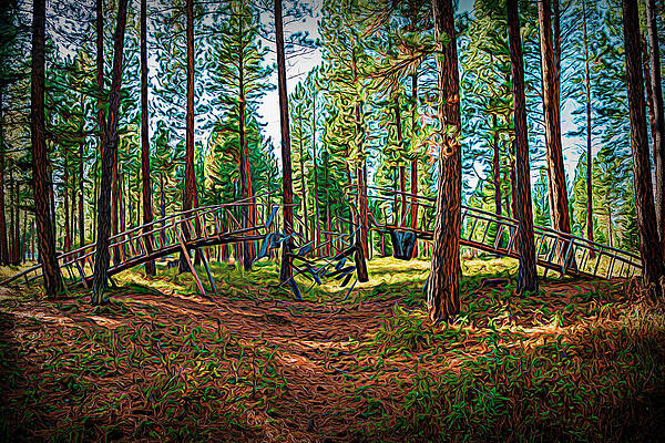 Broken Bridge Artsy by Pamela Dunn-Parrish Broken Bridge Artsy by Pamela Dunn-Parrish