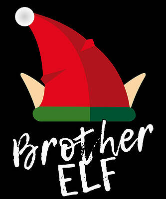 Wall Art - Digital Art - Brother Elf Christmas Costume by Flippin Sweet Gear