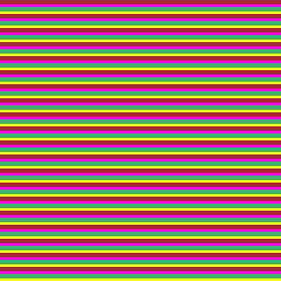 [ Thumbnail: Brown, Fuchsia, Sea Green, and Yellow Colored Lines/Stripes Pattern Shower Curtain ]