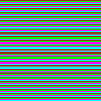[ Thumbnail: Brown, Lime, Fuchsia, and Cyan Colored Lines Pattern Acrylic Print ]