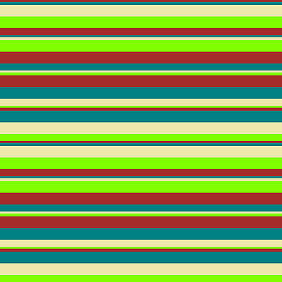[ Thumbnail: Brown, Teal, Pale Goldenrod, and Chartreuse Colored Lines/Stripes Pattern Duvet Cover ]