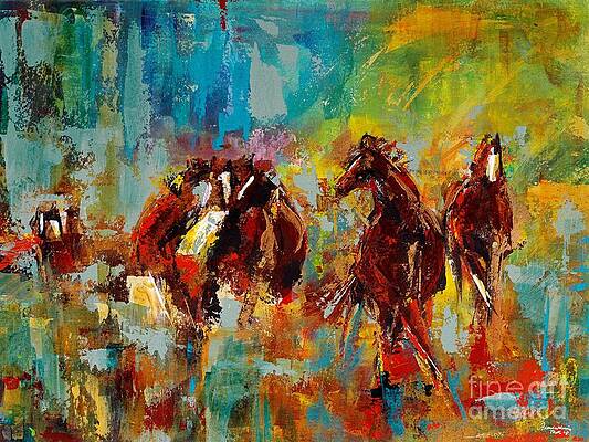 Abstract Horse Paintings for Sale Fine Art America