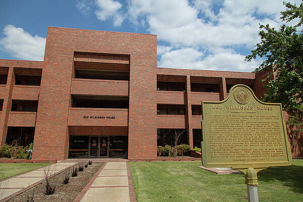Wall Art - Photograph - Bud Wilkinson House on the campus of the University of Oklahoma by Eldon McGraw