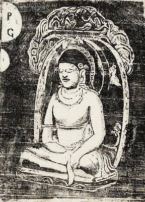 Wall Art - Drawing - Buddha, from the Suite of Late Wood-Block Prints by Paul Gaugin