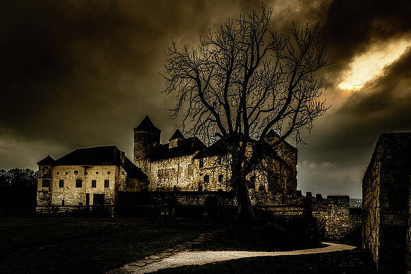 Wall Art - Photograph - Burghausen Castle in Golden Hour by Andrew Matwijec