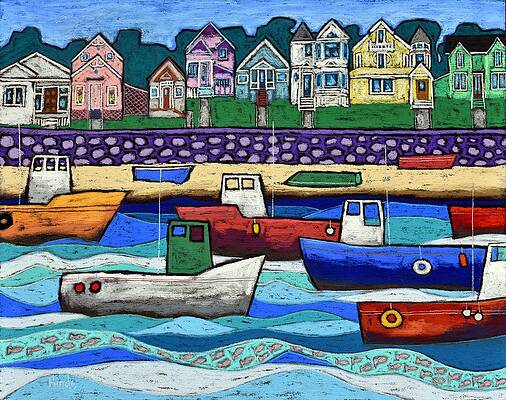 Busy Fishing Boats by David Hinds Busy Fishing Boats by David Hinds