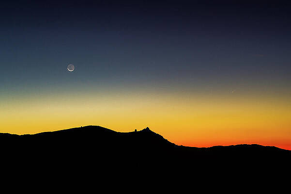 Wall Art - Photograph - C2023 A3 Tsuchinshan ATLAS Comet Visible Over Calascio, Italy by Lorenzo Di Cola