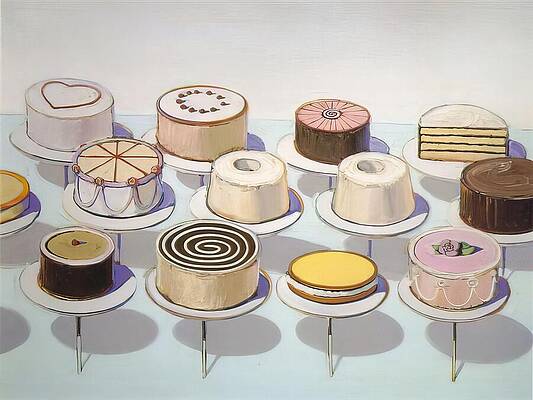 ウェイン・ティーボー　Wayne Thiebaud 「パイカウンター」 Wayne Thiebaud | Pie Counter | Whitney Museum of American Art