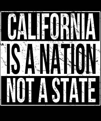 Wall Art - Digital Art - California Is A Nation Not A State by Flippin Sweet Gear