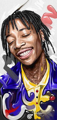 Wiz Khalifa Art Fine Art America