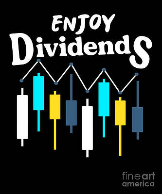 Wall Art - Digital Art - Capitalism Stock Market Exchange Trading Enjoy Dividends Chart by Thomas Larch