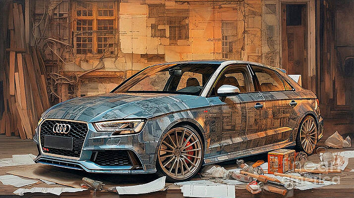 Car Poster Audi Rs3 Sportback Performance Car Poster Decorative Painting  Canvas Wall Posters And Art Picture Print Modern Family Bedroom Decor  Posters