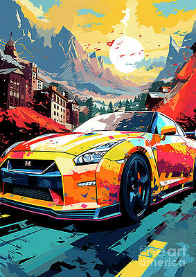 Nissan Car Paintings for Sale Fine Art America