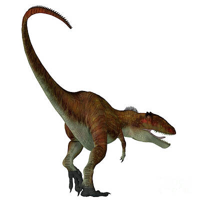 dinosaur with tail on head