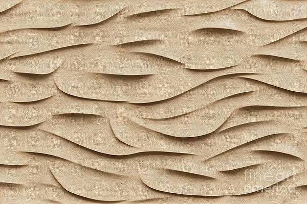 Wall Art - Painting - card recycled pattern fiber panorama neutral texture paper Seamless cardboard textured background template Cardboard rough panoramic texture tileable banner seamless panoramic background flecked fi by N Akkash