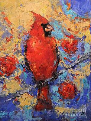 Cardinal in the Camillia by Dan Campbell Cardinal in the Camillia by Dan Campbell