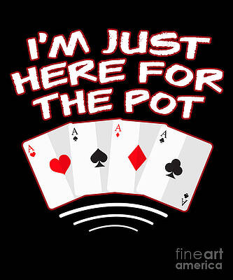 Wall Art - Digital Art - Cards Poker Player Casino Gambling Gambler Gift by Thomas Larch