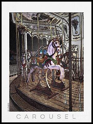 Carousel Tapestry by Linda Ouellette Carousel Tapestry by Linda Ouellette