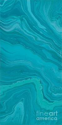  Mixed Media - Carribean Calm by Jennifer Allen
